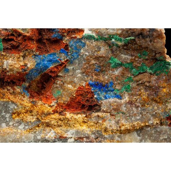 Cinnabar Azurite & Malachite