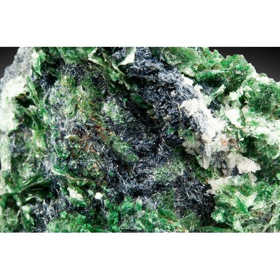 Glaucophane With Muscovite Var Fuchsite