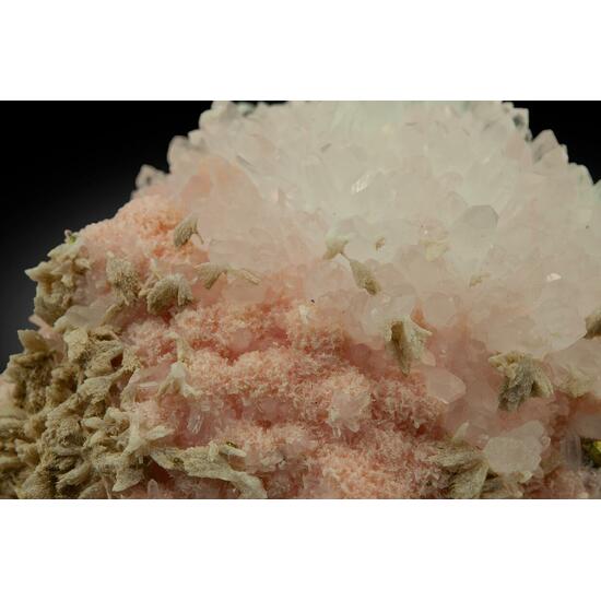 Rhodochrosite Quartz & Kutnohorite