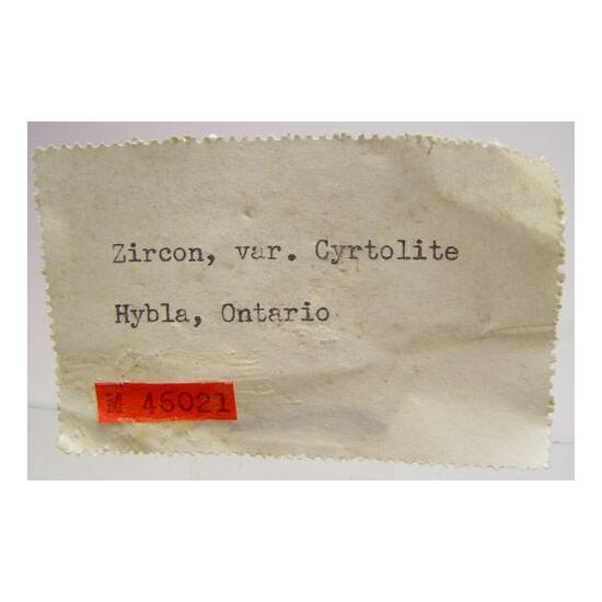 Zircon Var Cyrtolite