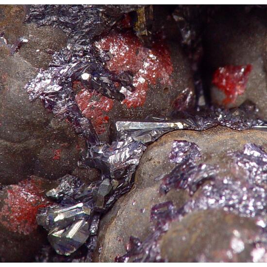 Pyrostilpnite & Pyrargyrite