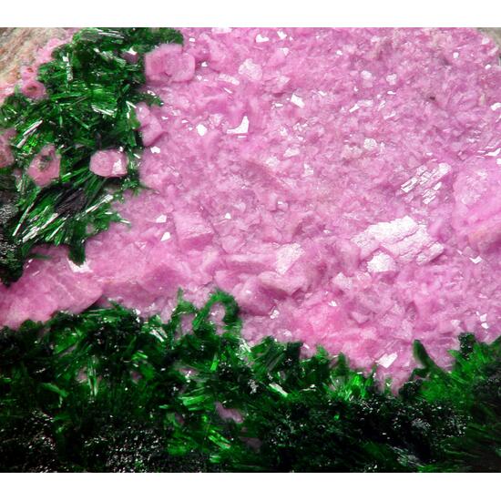 Cobaltoan Calcite & Malachite