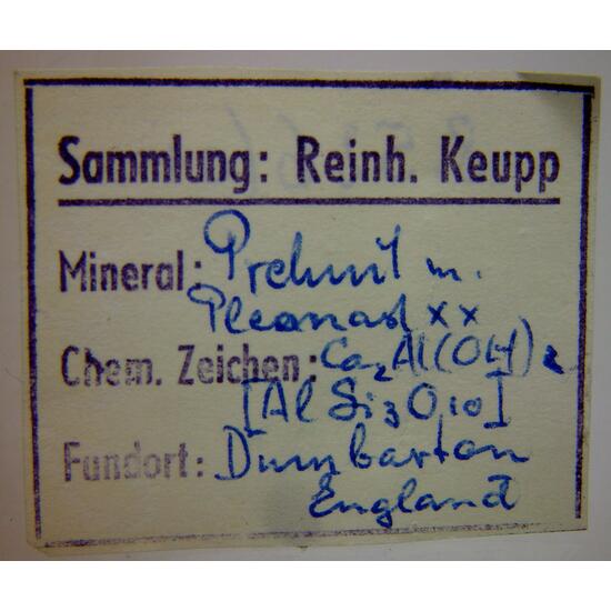 Prehnite & Pleonaste