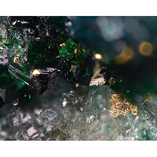 Percylite Native Gold & Atacamite