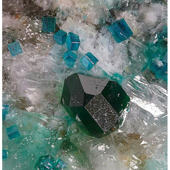 Percylite Native Gold & Atacamite