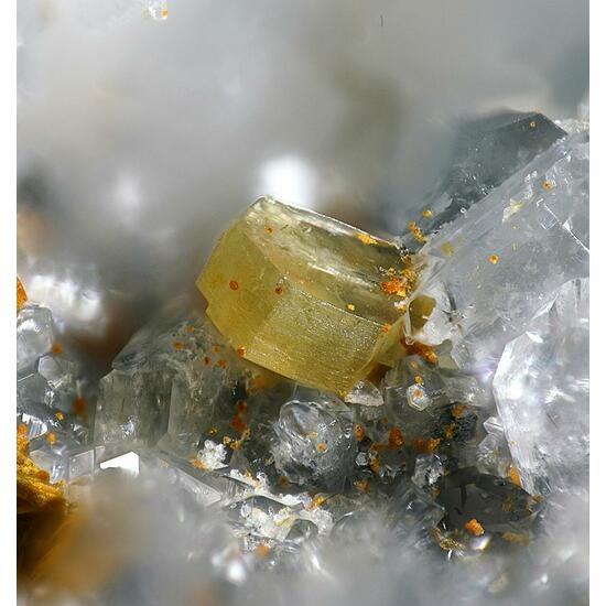 Synchisite-(Ce) & Anatase