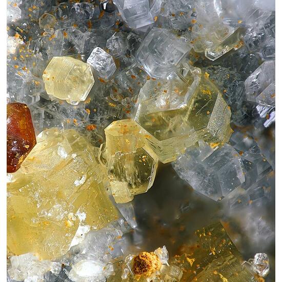 Synchisite-(Ce) & Anatase