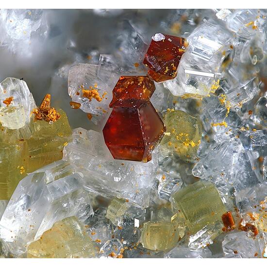 Synchisite-(Ce) & Anatase