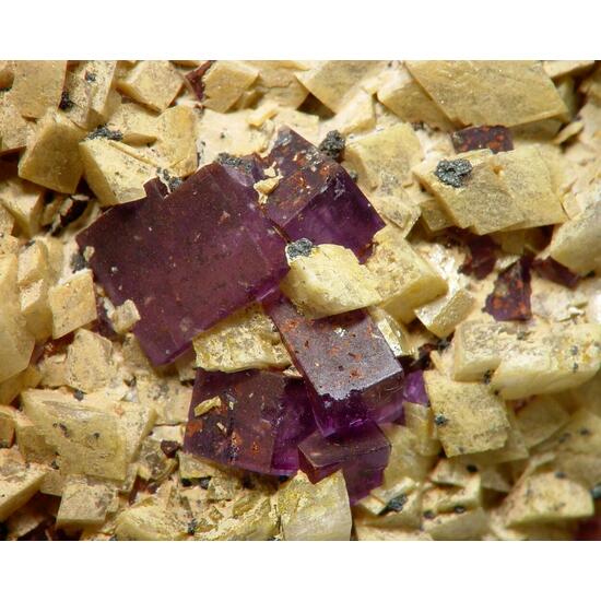 Fluorite On Dolomite