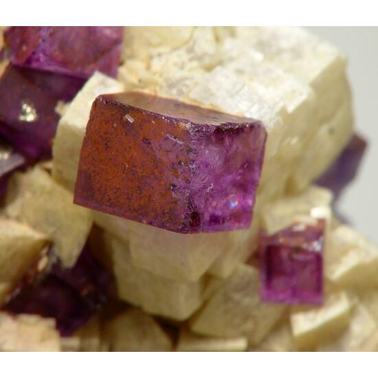 Fluorite On Dolomite