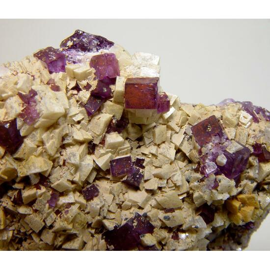 Fluorite On Dolomite