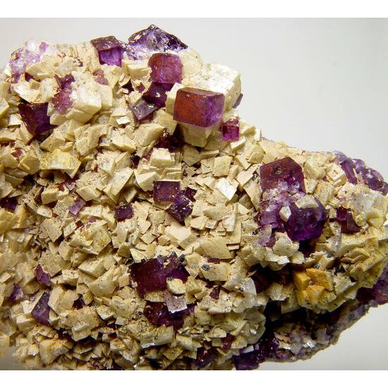 Fluorite On Dolomite