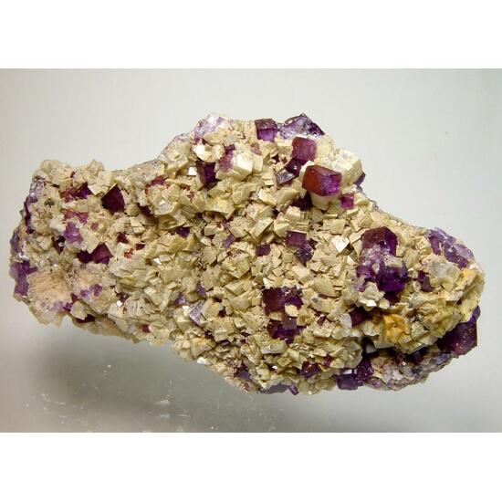 Fluorite On Dolomite