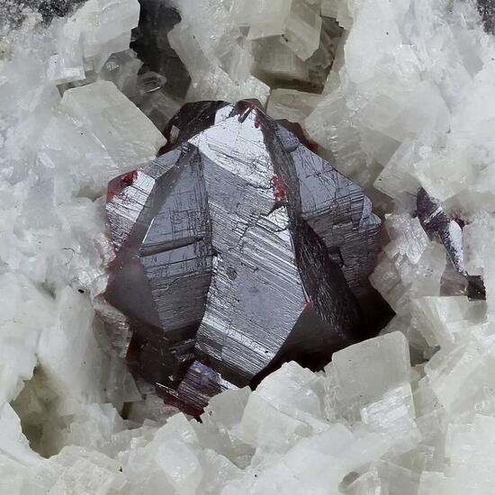 Cinnabar On Dolomite