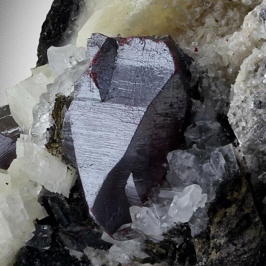 Cinnabar On Dolomite