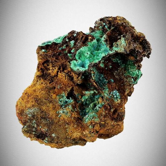 Rosasite With Malachite