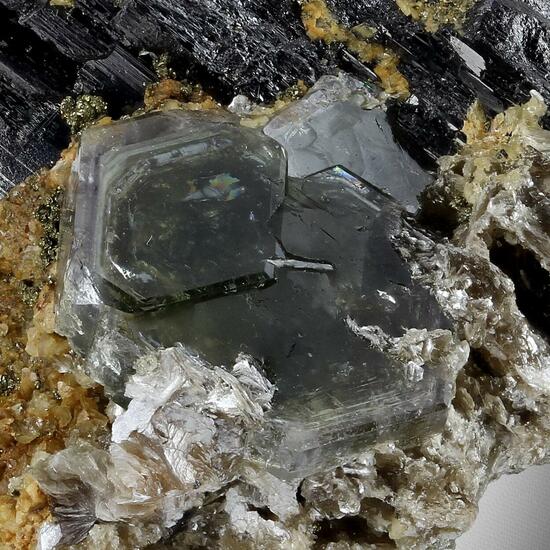 Ferberite With Apatite