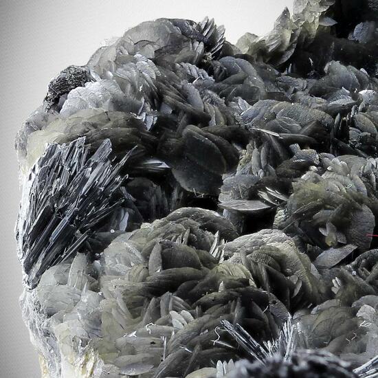 Stibnite & Calcite With Inclusions