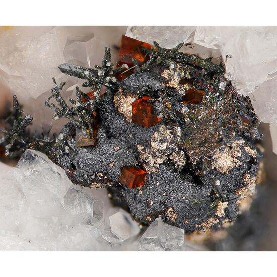 Bariopharmacosiderite Silver & Arsenopyrite