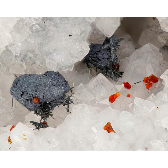 Bariopharmacosiderite Silver & Arsenopyrite