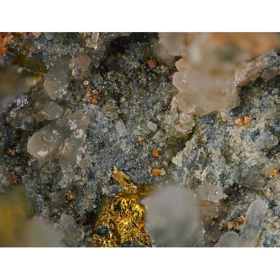 Chalcopyrite Synchysite-(Ce) & Anatase