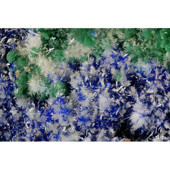 Strontianite & Azurite