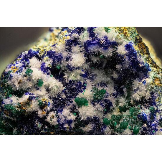 Strontianite & Azurite