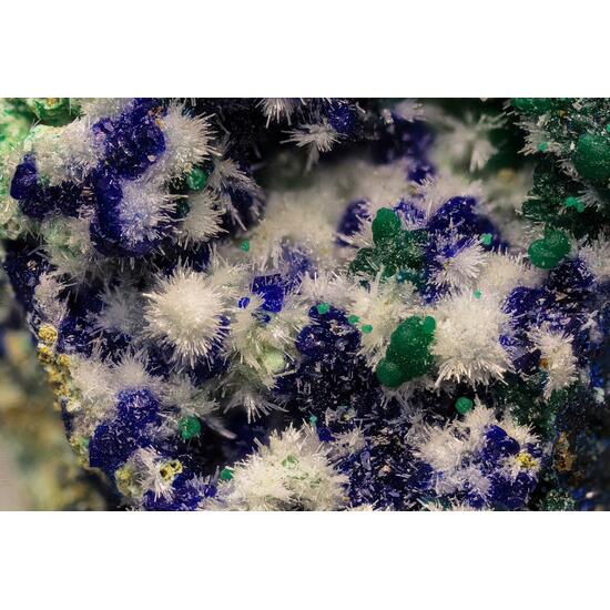 Strontianite & Azurite