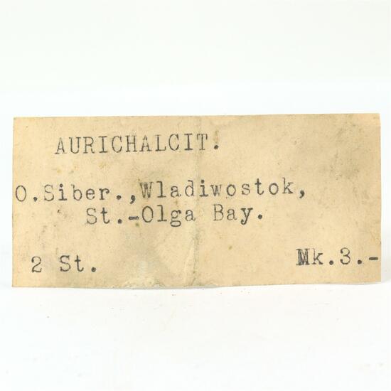 Aurichalcite With Azurite