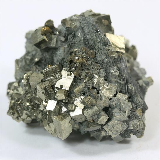 Cosalite With Pyrite & Fluorite