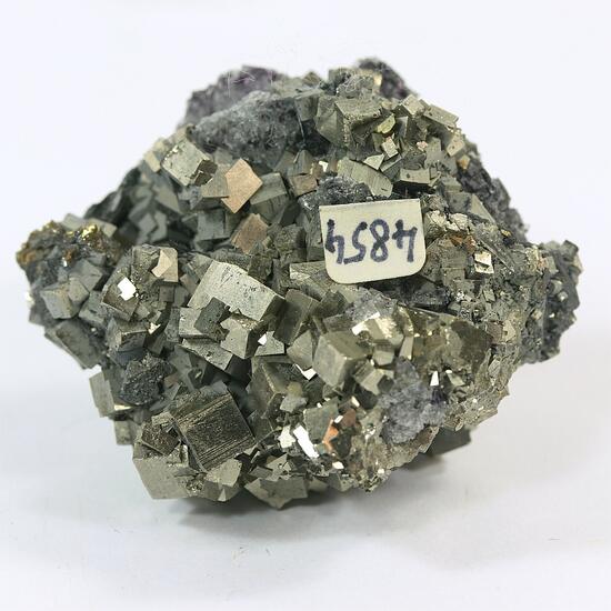 Cosalite With Pyrite & Fluorite