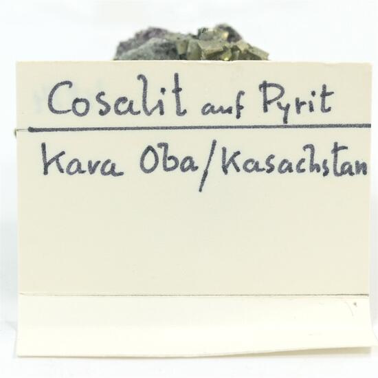 Cosalite With Pyrite & Fluorite