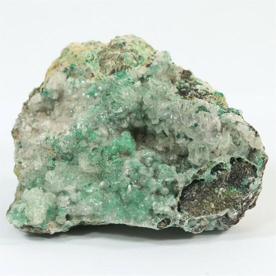 Smithsonite With Calcite & Malachite
