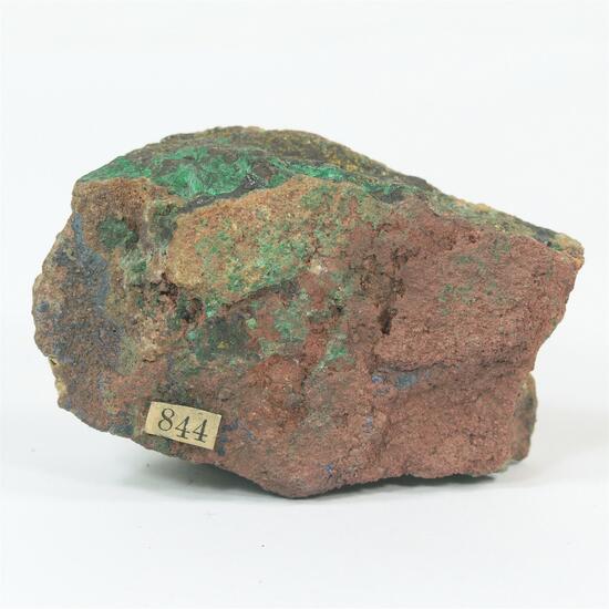 Chalcopyrite With Malachite & Goethite