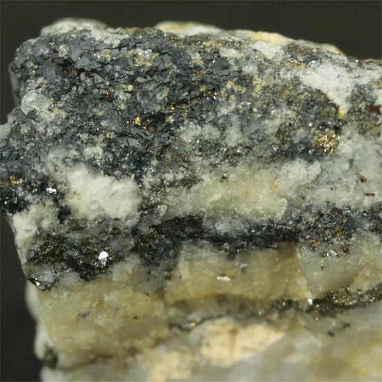 Native Gold With Pyrite & Galena