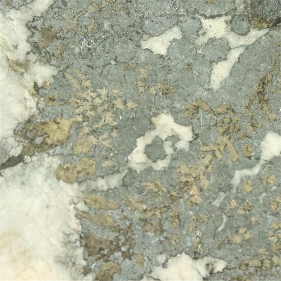 Native Silver With Calcite & Safflorite