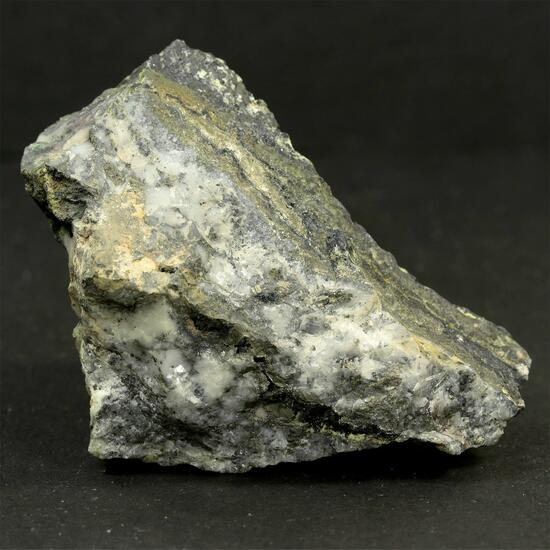 Native Gold Var Electrum With Covellite Pyrite Baryte Quartz & Chalcopyrite