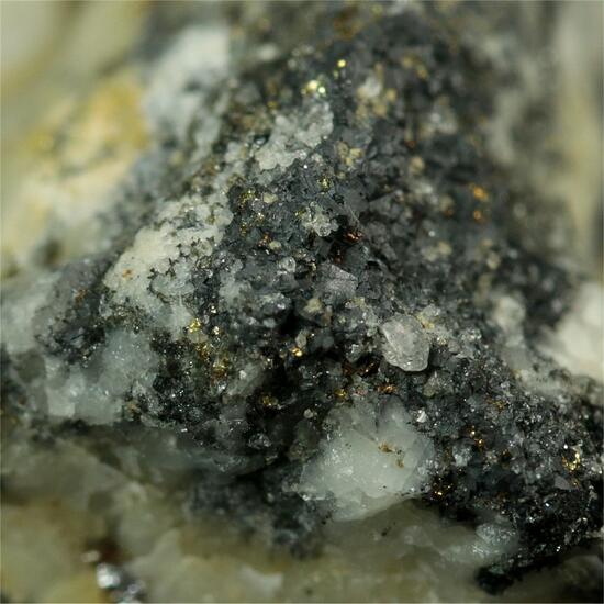 Native Gold With Pyrite & Galena