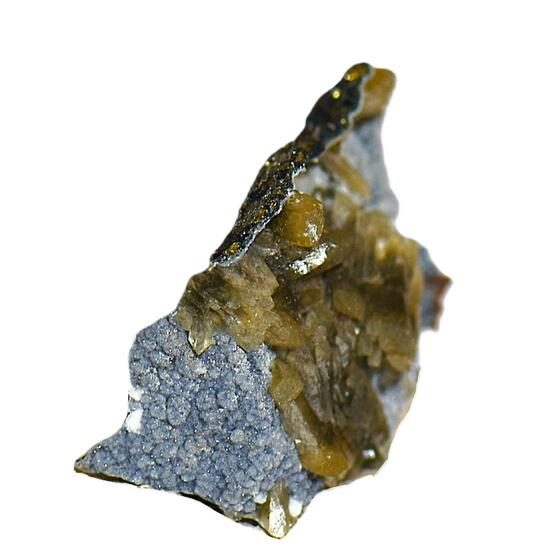Baryte On Chalcopyrite