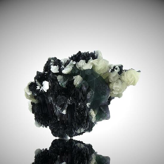 Fluorite With Schorl & Muscovite