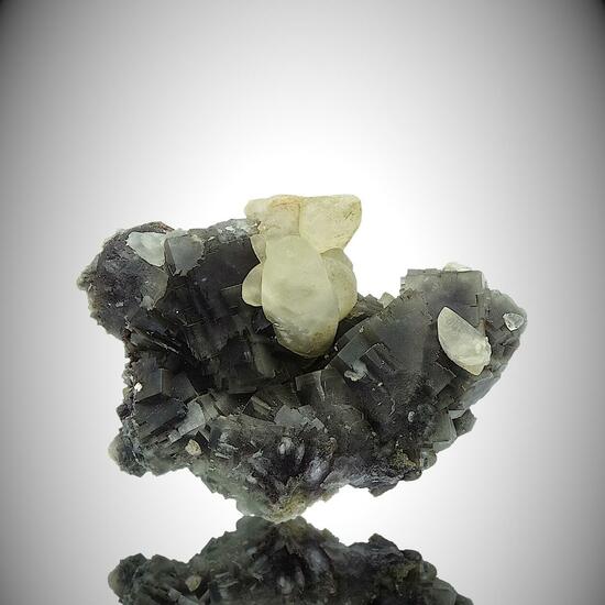 Fluorite With Calcite & Baryte