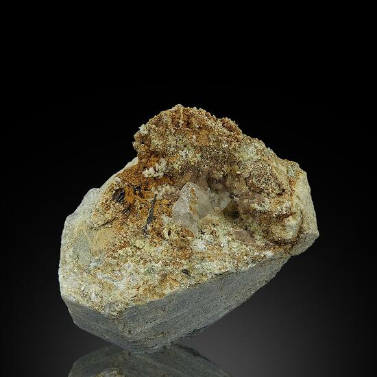 Rutile With Rock Crystal & Dolomite & Calcite