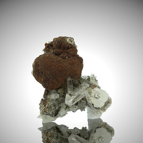 Rock Crystal Calcite & Pyrite