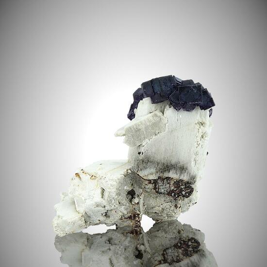 Fluorite On Microcline