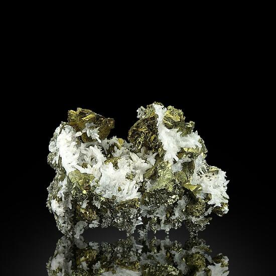 Chalcopyrite & Pyrite & Rock Crystal