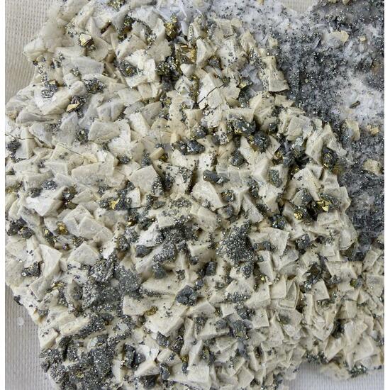 Marcasite & Chalcopyrite On Dolomite