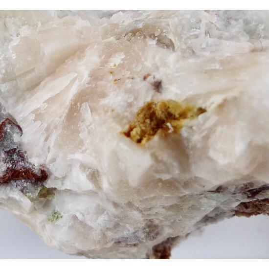 Native Sulphur On Baryte