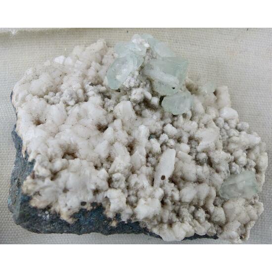 Apophyllite On Stilbite