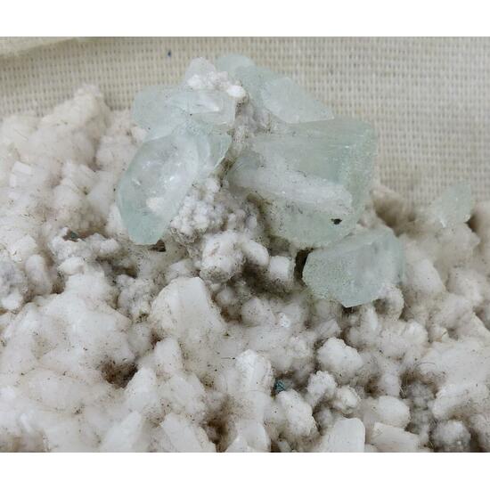 Apophyllite On Stilbite