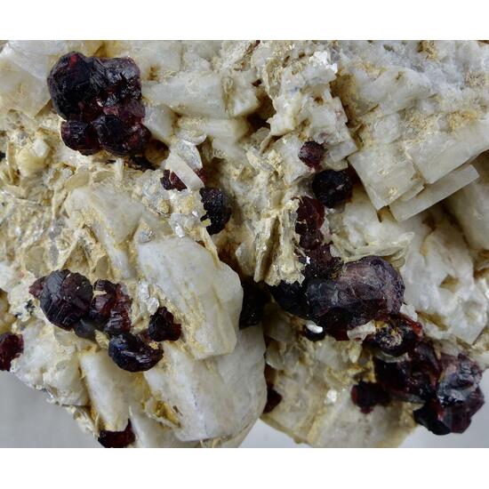 Spessartine & Schorl On Feldspar